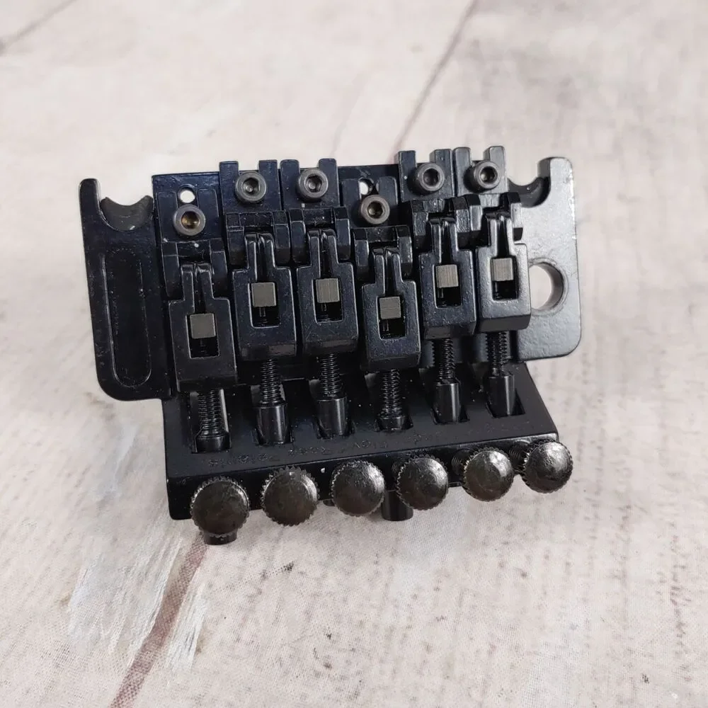XtremeAmazing Double Lock Rose Electric Guitar Bridge Tremolo System Black NEW